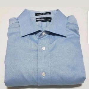 Saks Fifth Avenue Mens Textured Slim Fit 18-36/37